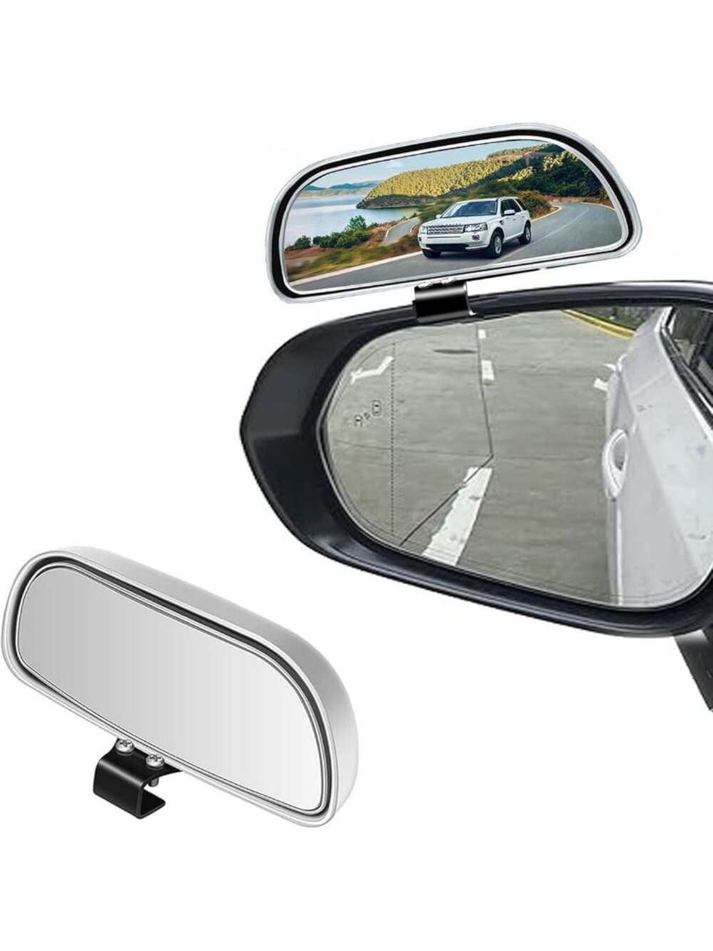 Universal Car Blind Spot Mirrors - 2 Pack, Wide View, Fog-Free Side Mirrors